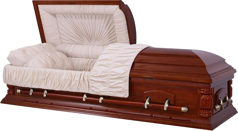 #220 Solid Poplar Wood - Pittsburg, TX 777 Caskets Triple 7, USA - Affordable Coffins TEXAS