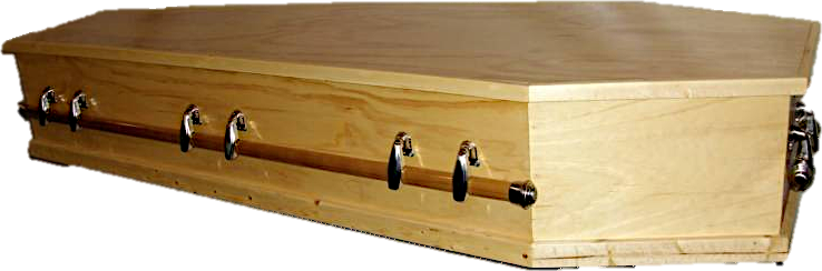 Pine Box Coffin - Made in Texas - Affordable, only $500
