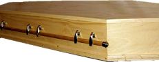 Pine Box Coffin - Made in Texas - Affordable, only $500