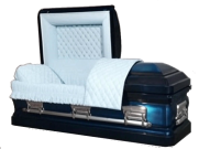 Midnight Blue Casket USA - Cheap Coffins Texas - 777 Caskets, Triple7caskets